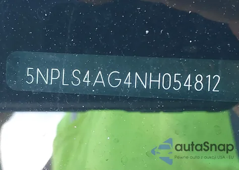 2022 Hyundai Elantra Sel z USA, uszkodzony, nr VIN 5NPLS4AG4NH054812